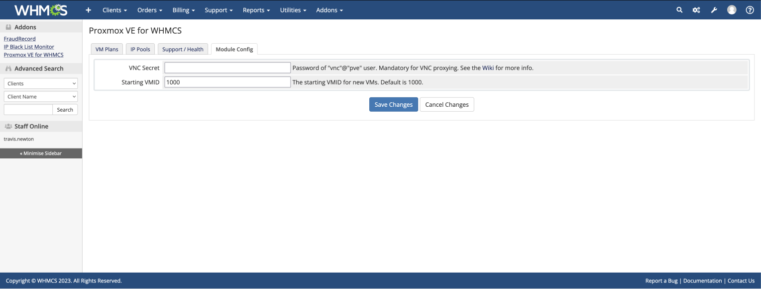 Proxmox VE for WHMCS - NodeSpace Wiki